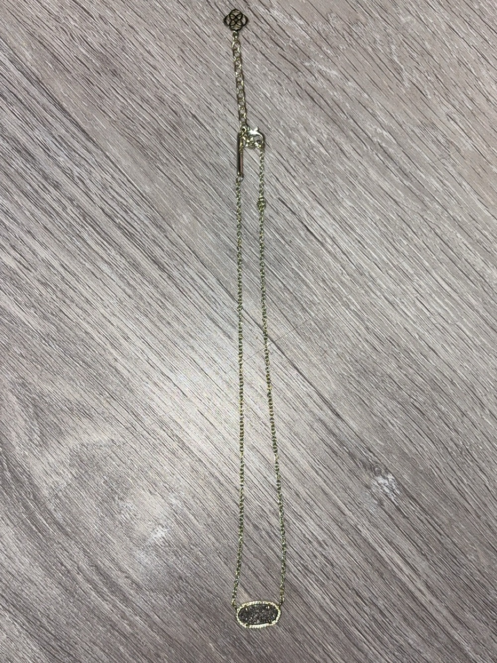Kendra Scott Gold Druzy Pendant Necklace